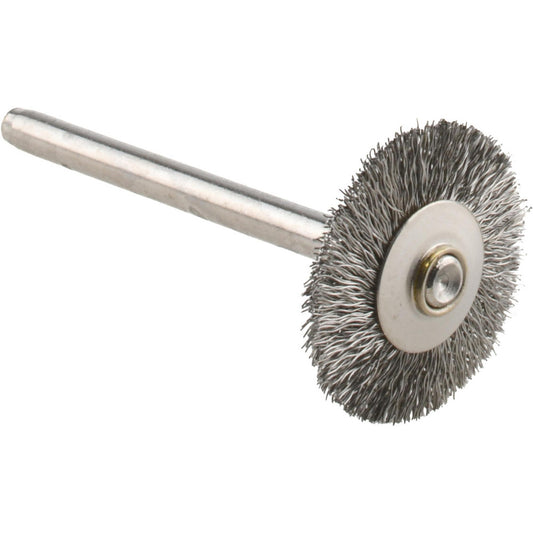Weiler 98428 Wheel Brush 3/4" Wheel Dia, 0.0050" Wire Dia, Crimped