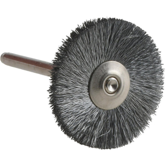 Weiler 26012 Wheel Brush 1" Wheel Dia, 0.0030" Wire Dia, Crimped