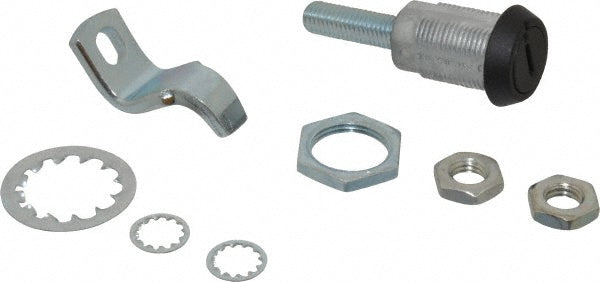 Southco Inc E3-19-15 Slotted Recess Style Door Latch 3.02" OAL, 1.063" OAW, 1.063" OAH, Die Cast Zinc & Steel, Powder Coated