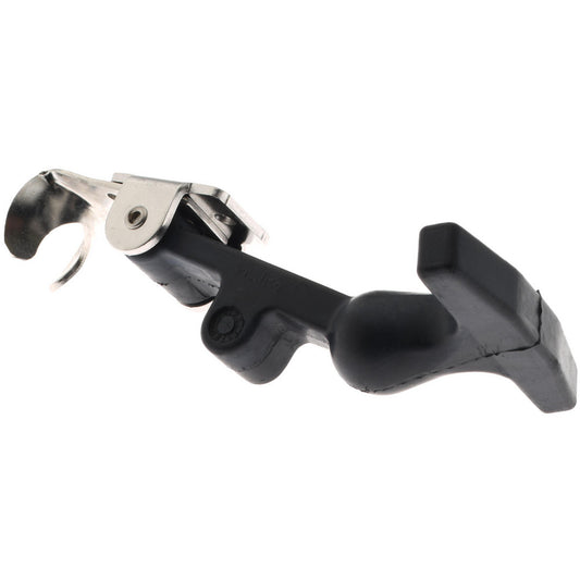 Value Collection 37-10-101-20 Draw Door Latch 3-1/8" OAW, 1-1/4" OAH, EPDM Rubber (Handle) & 302 Stainless Steel (Keeper, Bracket & Rivet)