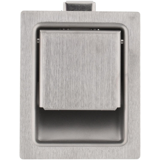 Southco Inc 64-21-10 Paddle Door Latch 3.31" OAL, 2.68" OAW, 1.43" OAH, Stainless Steel & Steel, Brushed Finish