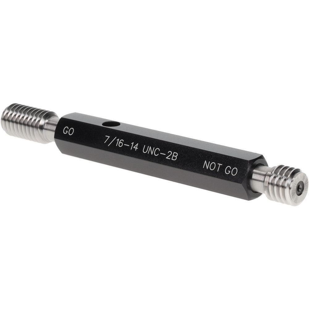 SPI 34-393-9 Plug Thread Gage 7/16-14 Thread, 2B Class, Double End, Go & No Go