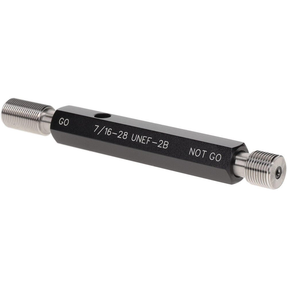 SPI 34-397-0 Plug Thread Gage 7/16-28 Thread, 2B Class, Double End, Go & No Go