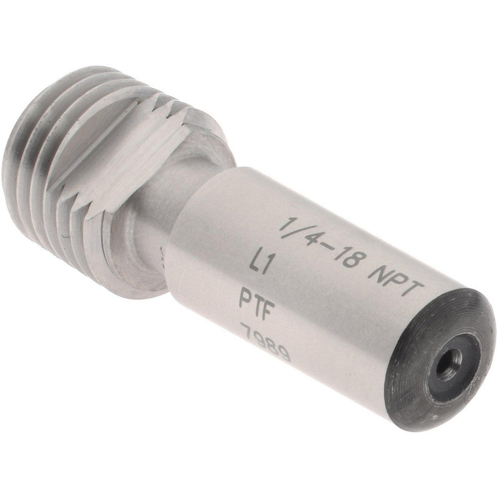 SPI 34-435-8 Pipe Thread Plug Gage Tapered, 1/4-18, Class L-1, Single End