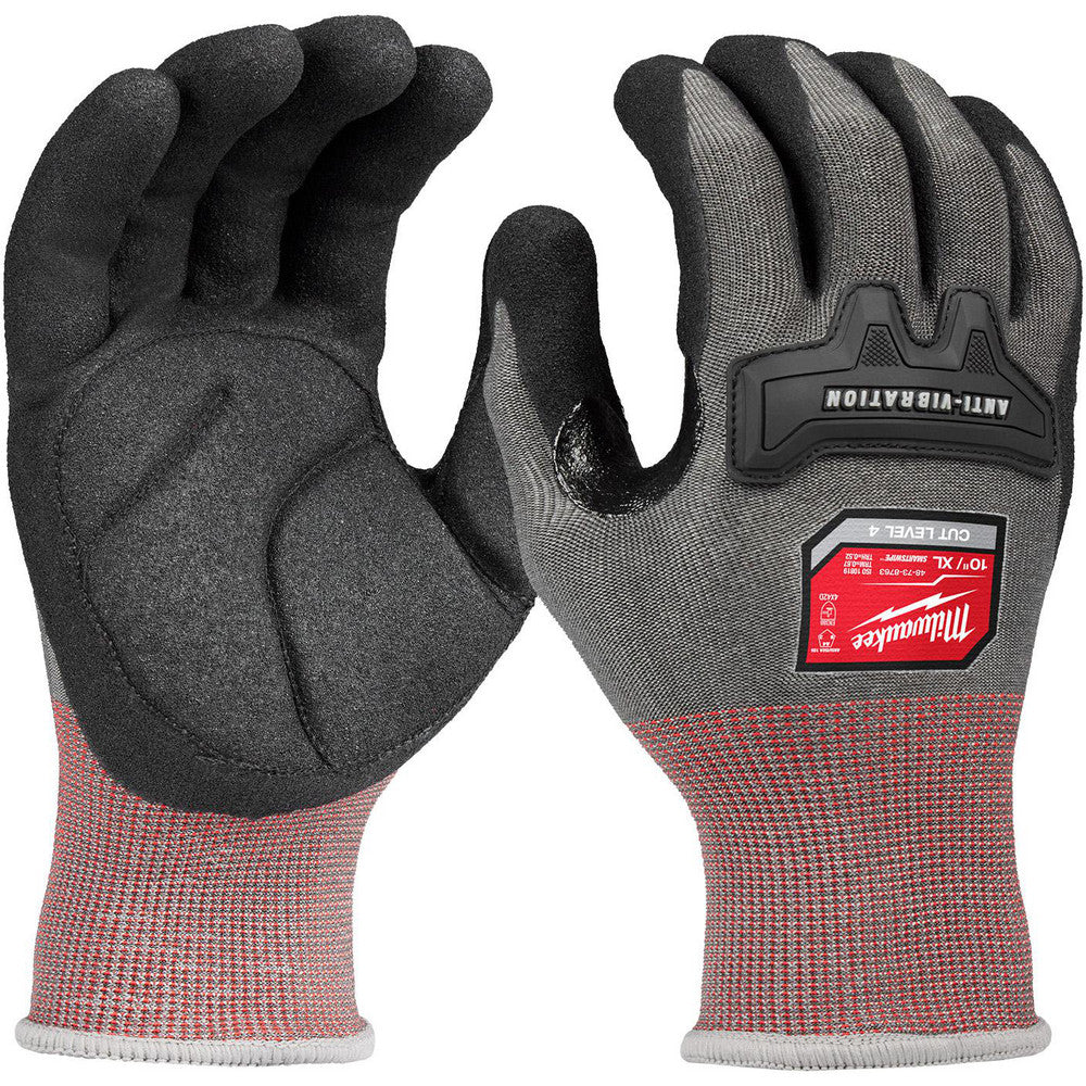Milwaukee Tool 48-73-8763 Work & General Purpose Gloves Glove Type Cut-Resistant Impact-Resistant  Lining Material Spandex Nylon  Back Material Polyethylene  Cuff Style Elastic  Primary Material Nylon Spandex Blend  Coating Material Polyethylene