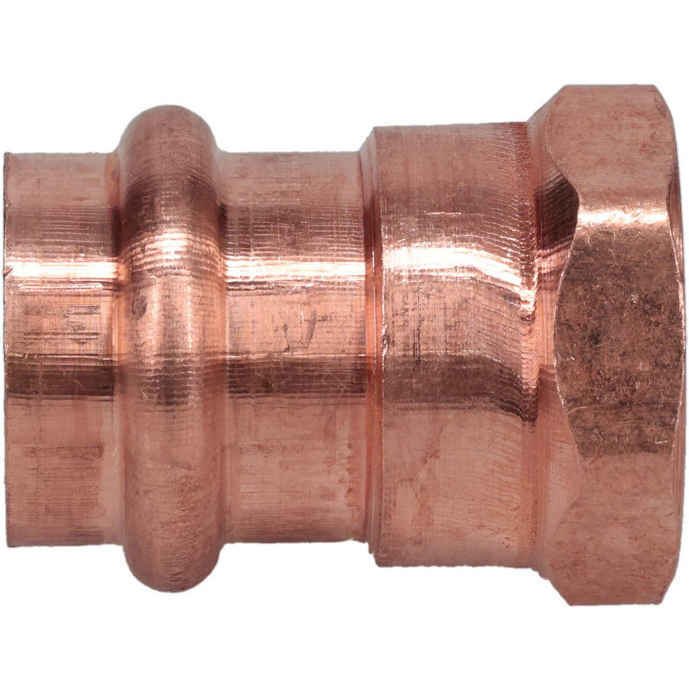 NIBCO 9024950PC Wrot Copper Pipe Adapter 3/4" Fitting, P x F, Press Fitting, Lead Free