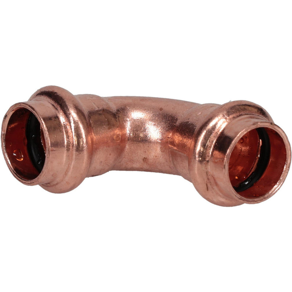 NIBCO 9055455PC Wrot Copper Pipe 90 &deg Elbow 1/2" Fitting, P x P, Press Fitting, Lead Free