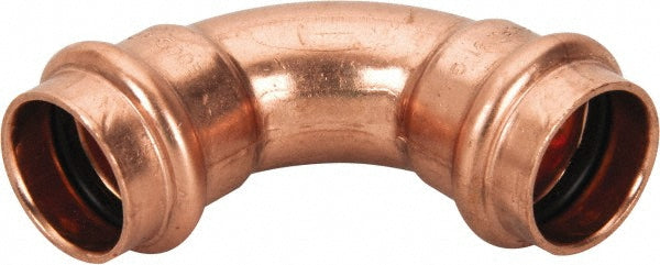 NIBCO 9055600PC Wrot Copper Pipe 90 &deg Elbow 3/4" Fitting, P x P, Press Fitting, Lead Free