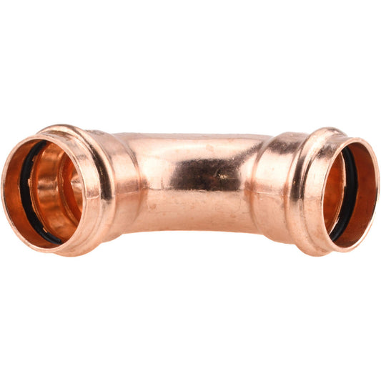 NIBCO 9055950PC Wrot Copper Pipe 90 &deg Elbow 1-1/4" Fitting, P x P, Press Fitting, Lead Free