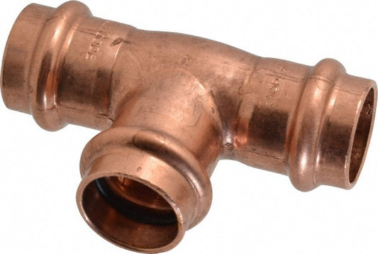 NIBCO 9098401PC Wrot Copper Pipe Tee 3/4" Fitting, P, Press Fitting, Lead Free