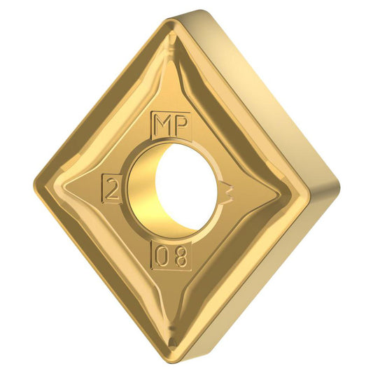 Kennametal 7166782 Turning Inserts Insert Style CNMG  ANSI Size Code 432  ISO Size Code 120408  Insert Shape C - Diamond (Rhombic) 80-Deg  Included Angle 80.00  Inscribed Circle (Inch) 1/2