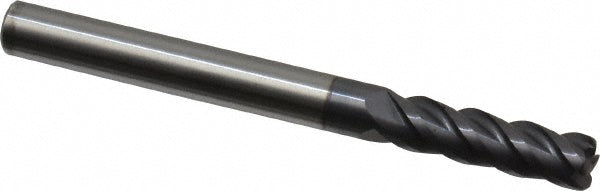 ProMax 129-41214 Corner Radius End Mill 3/16" Dia, 5/8" LOC, 0.03" Radius, 4 Flutes, Solid Carbide