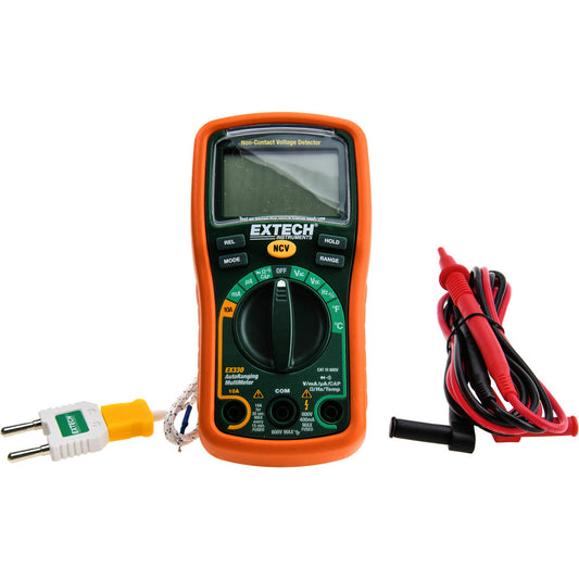 Extech EX330 CAT III, Auto Ranging & Digital Multimeter 600 VAC/VDC