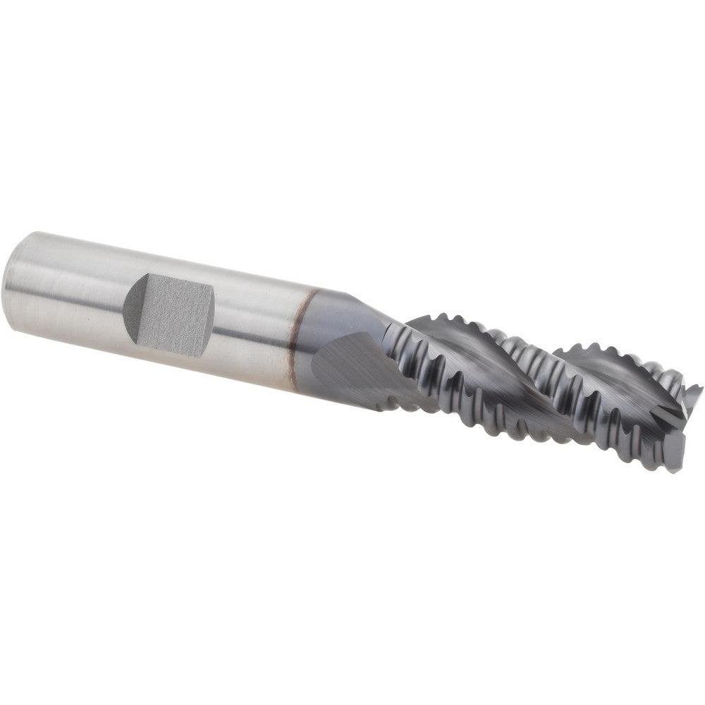 Hertel 75987719 Roughing End Mill 1/2" Dia, 3 Flute, Coarse Pitch, Single End, Cobalt