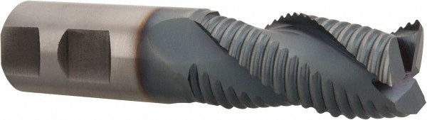 Hertel 75987750 Roughing End Mill 1" Dia, 3 Flute, Coarse Pitch, Single End, Cobalt