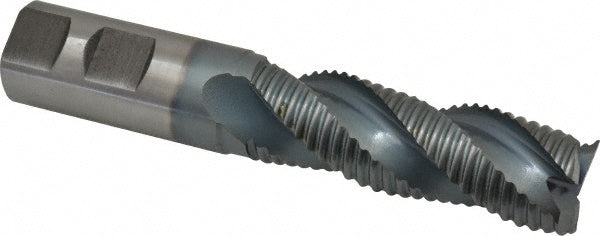 Hertel 75987768 Roughing End Mill 1" Dia, 3 Flute, Coarse Pitch, Single End, Cobalt