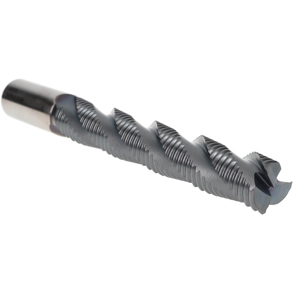 Hertel 75987784 Roughing End Mill 1" Dia, 3 Flute, Coarse Pitch, Single End, Cobalt