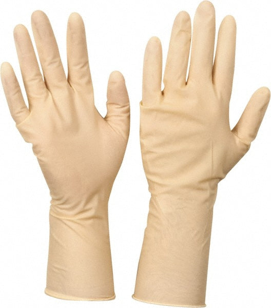 CleanTeam 100-322400/M Disposable Gloves Series CleanTeam, Size Medium, 5.0 mil, Latex, Cleanroom Grade, Powder-Free
