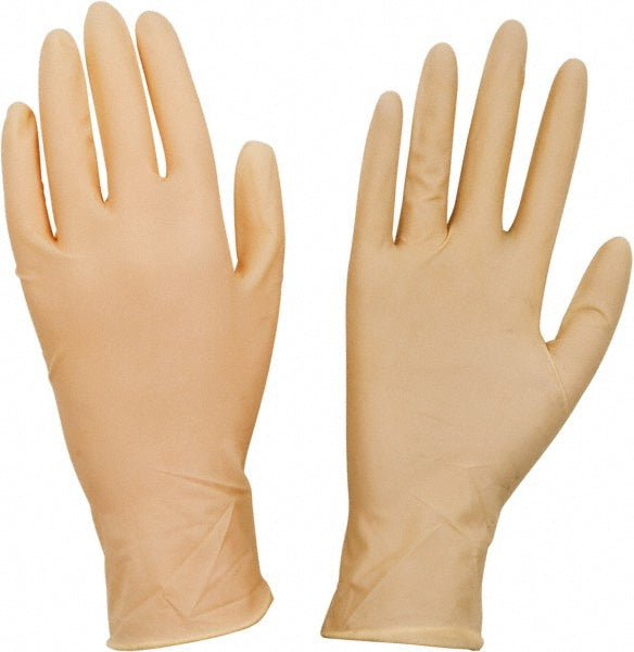 CleanTeam 100-322400/S Disposable Gloves Series CleanTeam, Size Small, 5.0 mil, Latex, Cleanroom Grade, Powder-Free