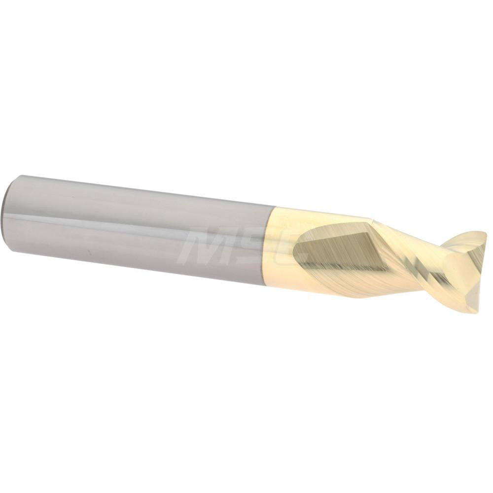 Accupro 313278 Corner Radius End Mill 1/2" Dia, 5/8" LOC, 45 deg Helix, Corner Radius End, Centercutting