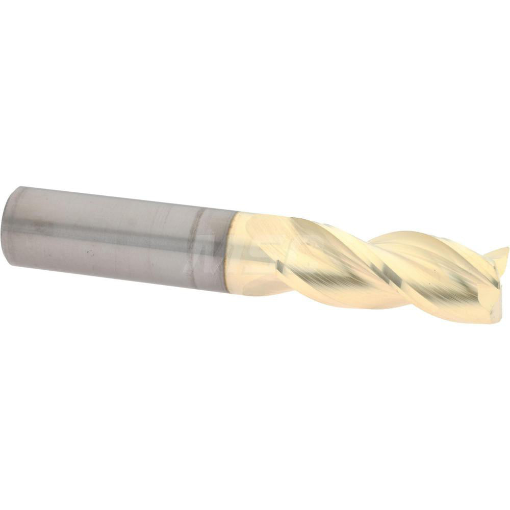 Accupro 314847 Corner Radius End Mill 1/2" Dia, 1-1/4" LOC, 0.0200" Radius, 3 Flute, Solid Carbide