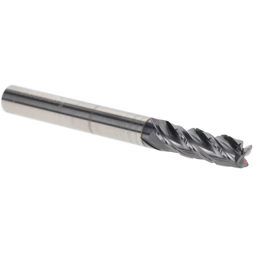 Accupro 95168348 Roughing End Mill 1/4" Dia, 4 Flute, Single End, Solid Carbide, Chipbreaker
