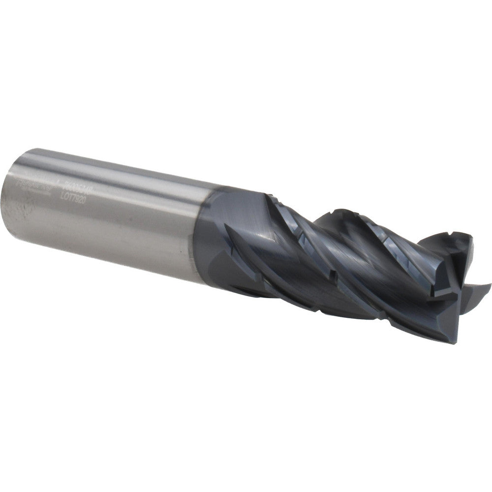 Accupro 95168608 Roughing End Mill 3/4" Dia, 4 Flute, Single End, Solid Carbide, Chipbreaker