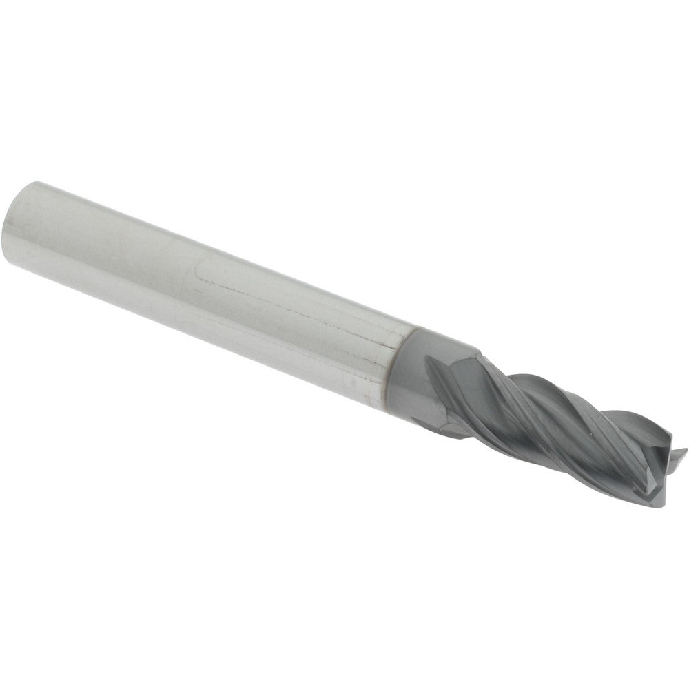 Accupro 95168469 Corner Radius End Mill 9/32" Dia, 5/8" LOC, 0.0150" Radius, 4 Flute, Solid Carbide