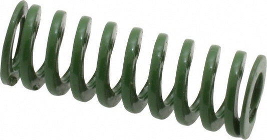 Dayton Lamina 9-0604-11 Die Spring 3/8" Hole Dia, 3/16" Rod Dia, 1" Free Length, Green
