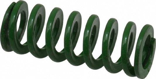 Dayton Lamina 9-0805-11 Die Spring 1/2" Hole Dia, 9/32" Rod Dia, 1-1/4" Free Length, Green