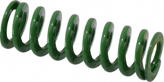 Dayton Lamina 9-0806-11 Die Spring 1/2" Hole Dia, 9/32" Rod Dia, 1-1/2" Free Length, Green