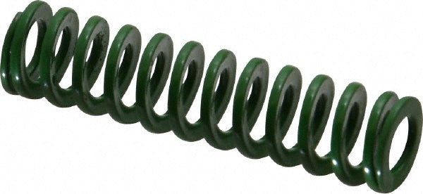 Dayton Lamina 9-0808-11 Die Spring 1/2" Hole Dia, 9/32" Rod Dia, 2" Free Length, Green