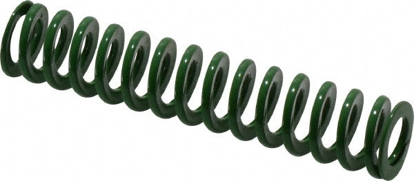 Dayton Lamina 9-0810-11 Die Spring 1/2" Hole Dia, 9/32" Rod Dia, 2-1/2" Free Length, Green