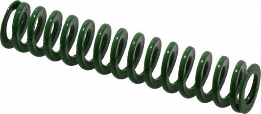 Dayton Lamina 9-0810-11 Die Spring 1/2" Hole Dia, 9/32" Rod Dia, 2-1/2" Free Length, Green