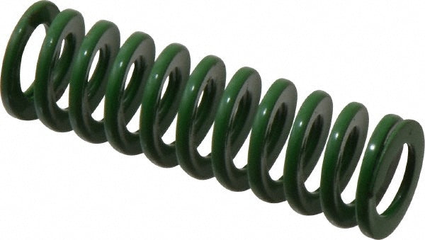 Dayton Lamina 9-1008-11 Die Spring 5/8" Hole Dia, 11/32" Rod Dia, 2" Free Length, Green