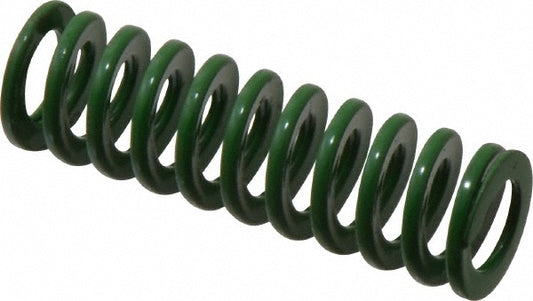 Dayton Lamina 9-1008-11 Die Spring 5/8" Hole Dia, 11/32" Rod Dia, 2" Free Length, Green