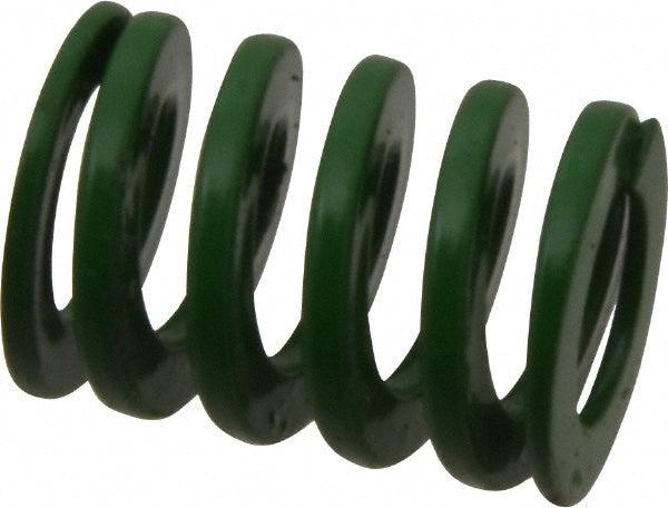 Dayton Lamina 9-1204-11 Die Spring 3/4" Hole Dia, 3/8" Rod Dia, 1" Free Length, Green