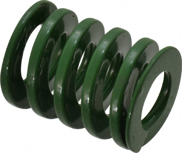 Dayton Lamina 9-1605-11 Die Spring 1" Hole Dia, 1/2" Rod Dia, 1-1/4" Free Length, Green