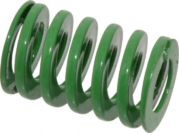 Dayton Lamina 9-1606-11 Die Spring 1" Hole Dia, 1/2" Rod Dia, 1-1/2" Free Length, Green