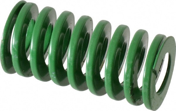 Dayton Lamina 9-1608-11 Die Spring 1" Hole Dia, 1/2" Rod Dia, 2" Free Length, Green
