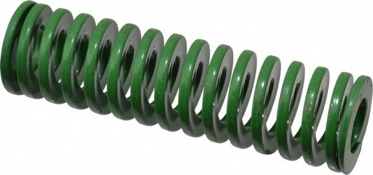 Dayton Lamina 9-1614-11 Die Spring 1" Hole Dia, 1/2" Rod Dia, 3-1/2" Free Length, Green