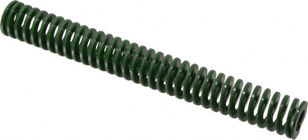 Dayton Lamina 9-1632-11 Die Spring 1" Hole Dia, 1/2" Rod Dia, 8" Free Length, Green