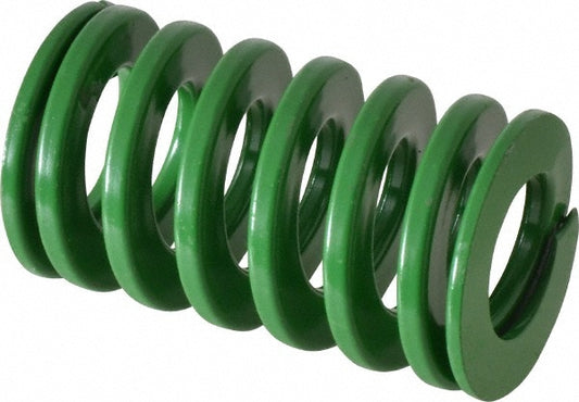 Dayton Lamina 9-2410-11 Die Spring 1-1/2" Hole Dia, 3/4" Rod Dia, 2-1/2" Free Length, Green