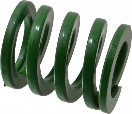 Dayton Lamina 9-4012-11 Die Spring 2-1/2" Hole Dia, 1-1/2" Rod Dia, 3" Free Length, Green