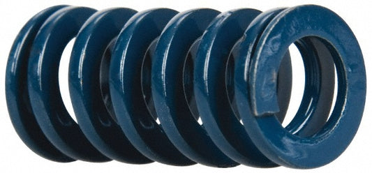 Dayton Lamina 9-0804-21 Die Spring 1/2" Hole Dia, 9/32" Rod Dia, 1" Free Length, Blue