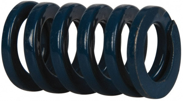Dayton Lamina 9-1004-21 Die Spring 5/8" Hole Dia, 11/32" Rod Dia, 1" Free Length, Blue