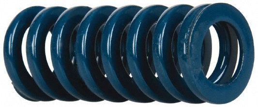 Dayton Lamina 9-1006-21 Die Spring 5/8" Hole Dia, 11/32" Rod Dia, 1-1/2" Free Length, Blue