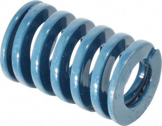 Dayton Lamina 9-1606-21 Die Spring 1" Hole Dia, 1/2" Rod Dia, 1-1/2" Free Length, Blue