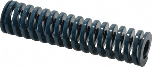 Dayton Lamina 9-1616-21 Die Spring 1" Hole Dia, 1/2" Rod Dia, 4" Free Length, Blue