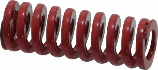 Dayton Lamina 9-0604-26 Die Spring 3/8" Hole Dia, 3/16" Rod Dia, 1" Free Length, Red